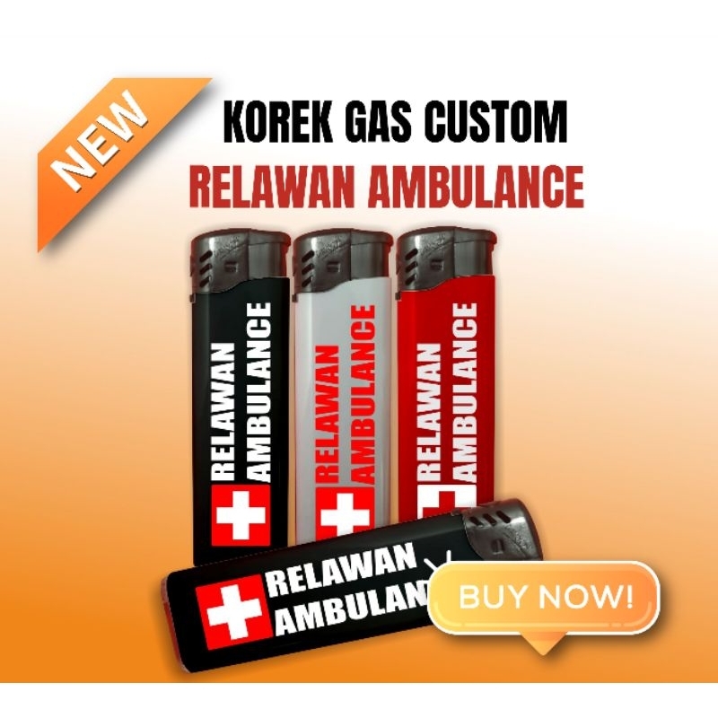 korek gas korek api custom relawan ambulance