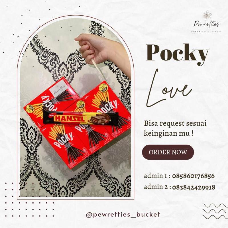 

LOVE BOUQUET BUCKET POCKY SUSU