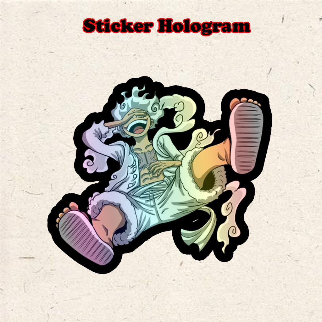 

Stiker Hologram Luffy one piece ukuran 8,5 cm