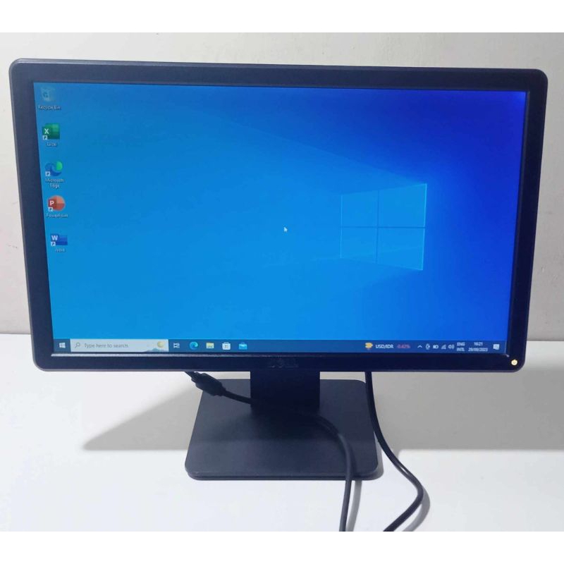 Monitor Dell LED 19inch Wide Original Komplit kabel