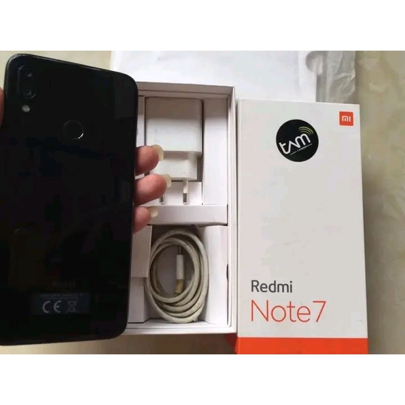 Redmi Note 7 ram 4/64 fullset ori