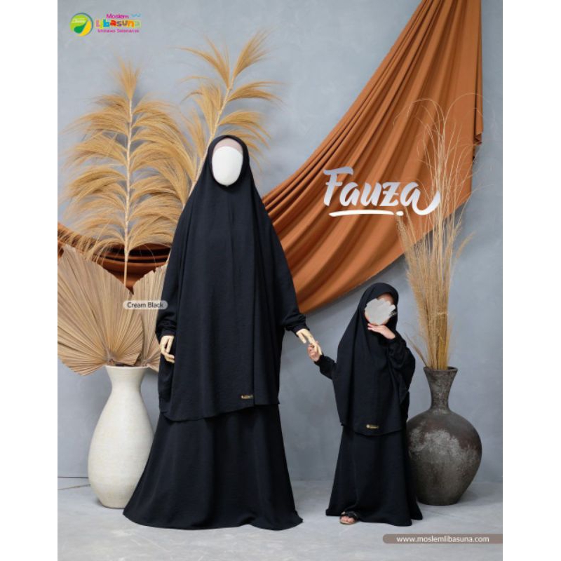 Set Gamis Fauza/Set Gamis khimar lengan/Inner Dress/Khimar tangan/khimar lengan