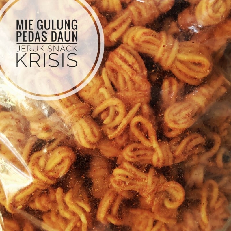 

Mie gulung pedas daun jeruk viral 100 gram