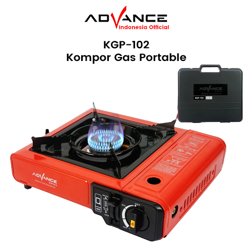 Kompor Gas Portable Advance KGP-102 Gas Tabung dan Kaleng
