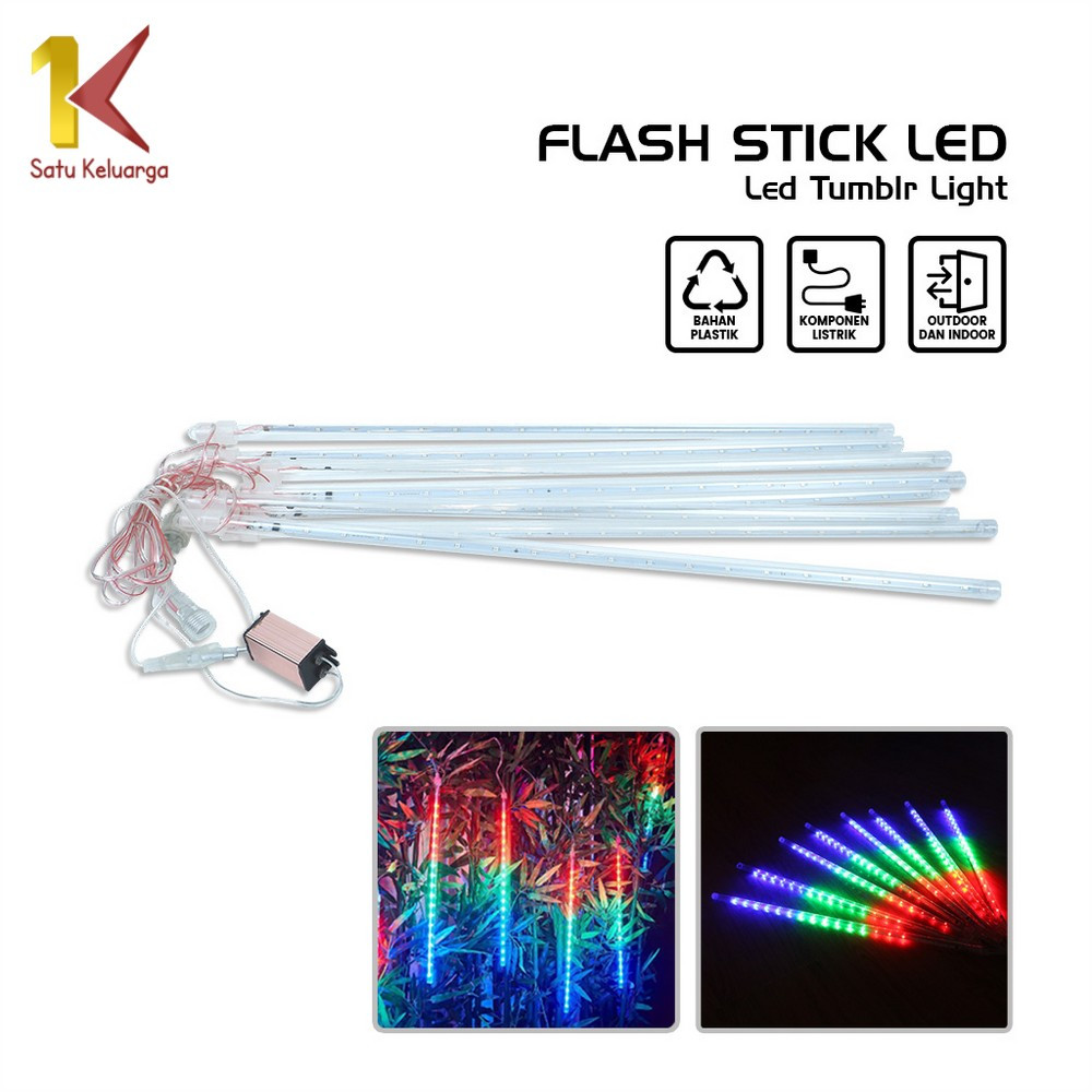 Satu Keluarga Lightstick Tongkat Lampu C851 Flash Stick Led Tumblr Light Lampu Konser Dekorasi Outdo