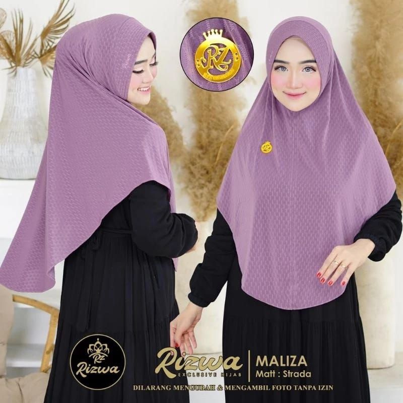 maliza rizwa jilbab instan bergo harian daily premium