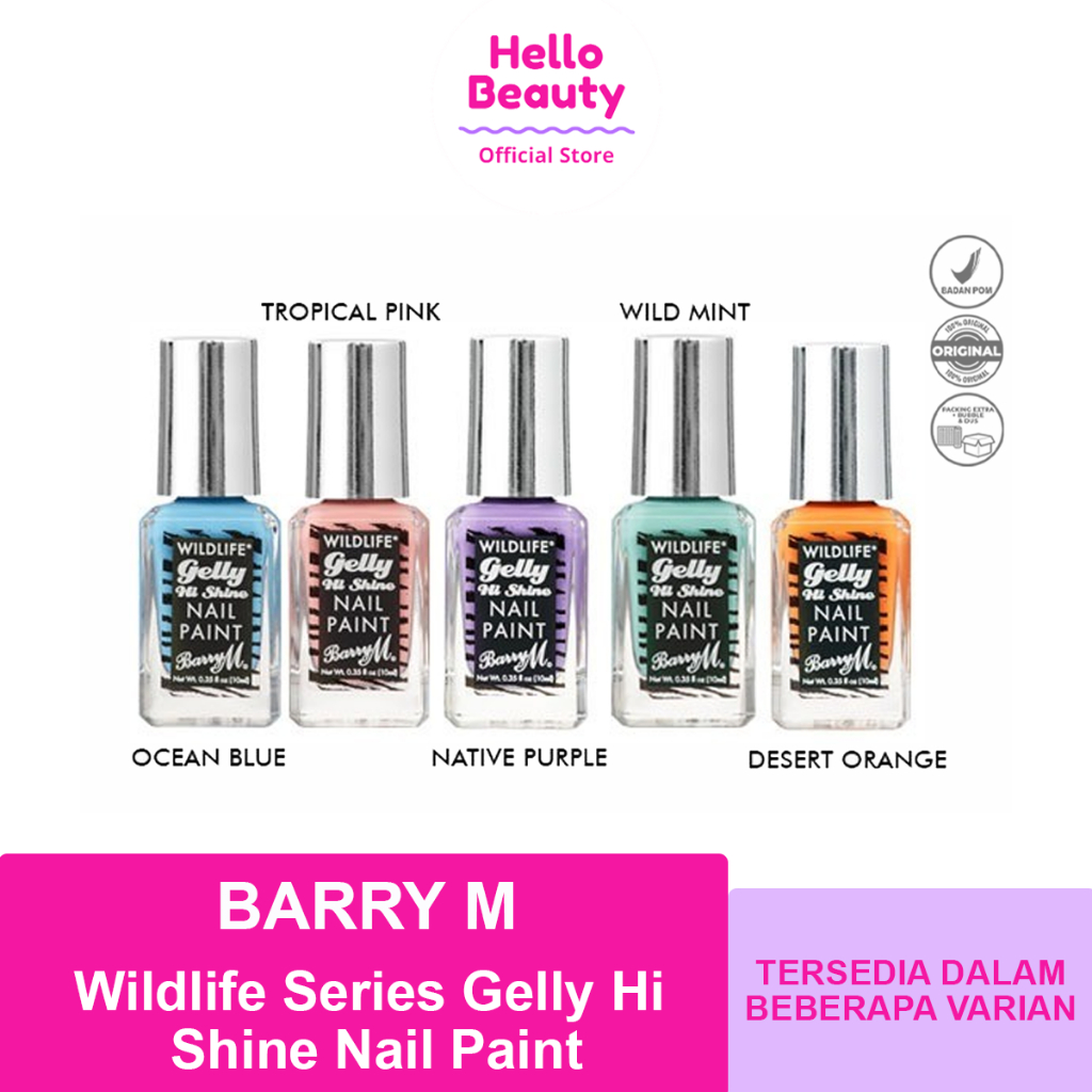 Barry M - Wildlife Series Gelly Hi Shine Nail Paint