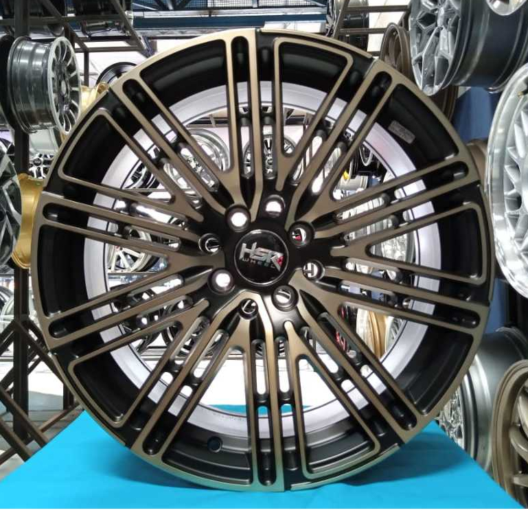 Velg mobil racing terbaru HSR TOMOK ring 17 baut 4 - Avanza Alvez Rocky Raize dll