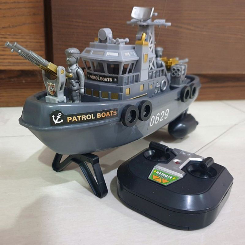 MAINAN REMOTE CONTROL MOBIL PERAHU KAPAL MARINE BOAT FIRE SHIP YACHT PESIAR RC KAPAL SELAM PATROL PA