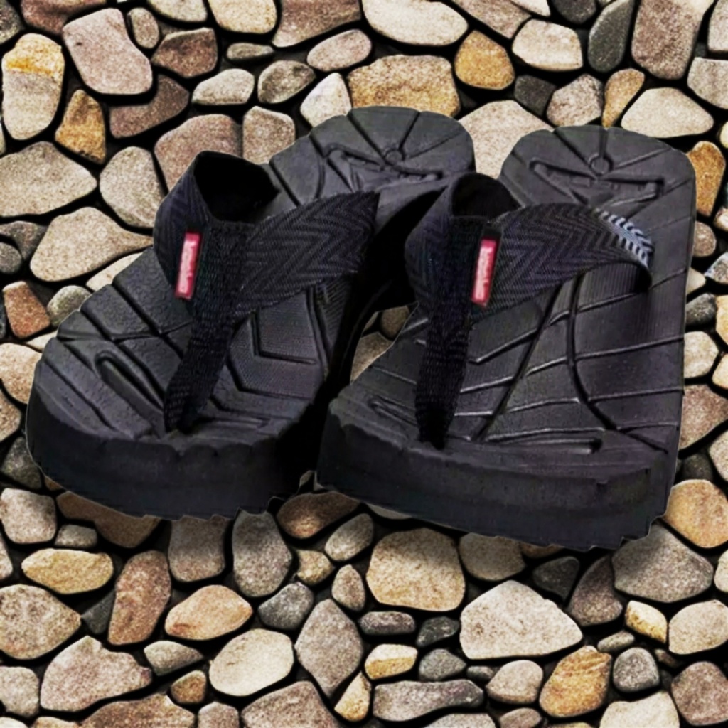 Sandal Gunung ERGER PREMIUM Pria/Wanita Size 38-42, Sandal Jepit Karet Remaja Sol Tebal
