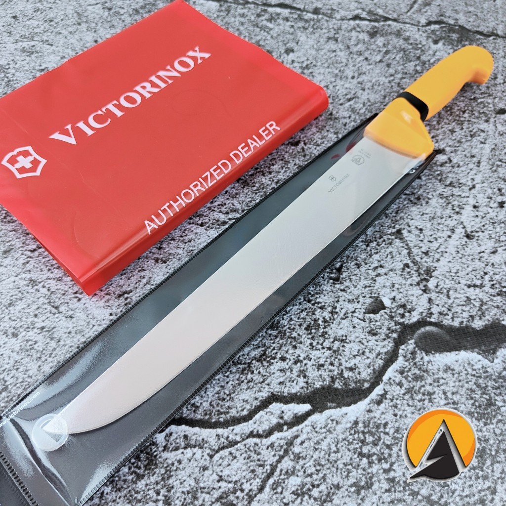 Butcher knife pisau sembelih victorinox swibo straight 34 cm original swiss 5.8431.34