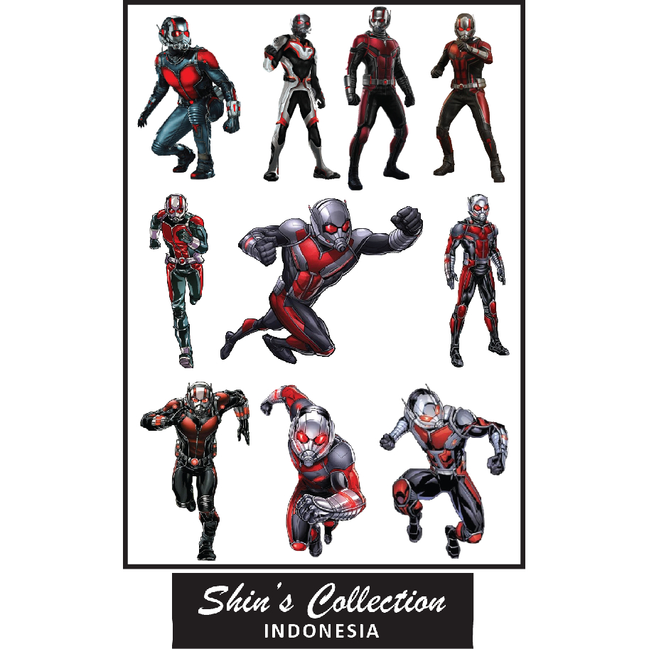 

Sticker stiker murah anti air transparan Antman Hawkeye solo marvel 1 pc