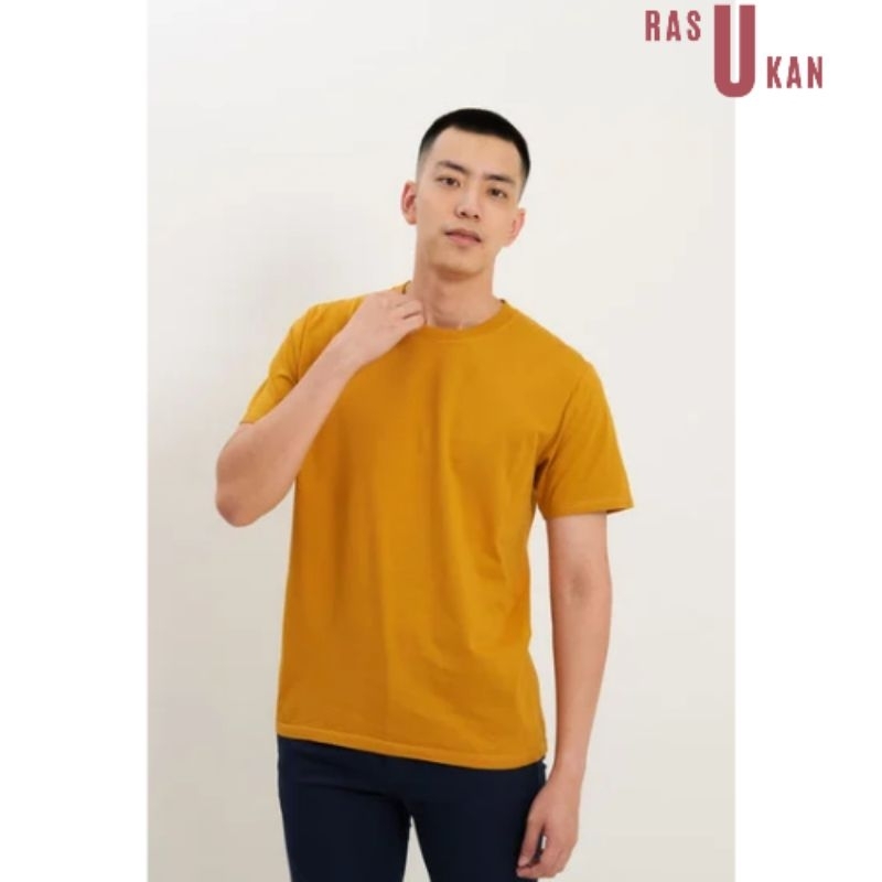 RASUKAN - KAOS POLOS KUNING MUSTARD PREMIUM