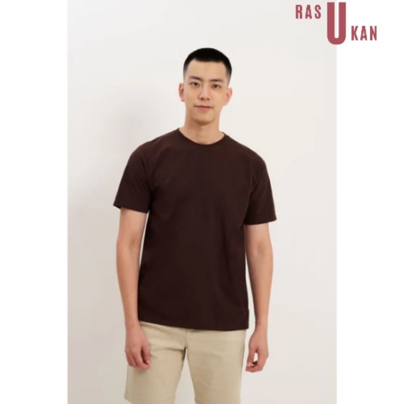 RASUKAN - Kaos Polos Coklat Tua