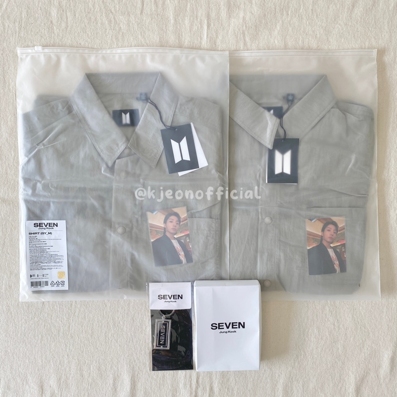 [READY] Official T-Shirt Seven Jungkook | Golden Merch Jungkook BTS | Golden album Merch Merchandise