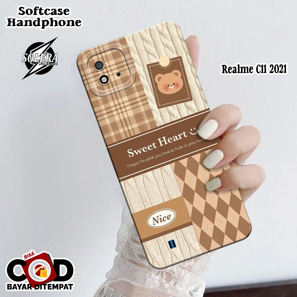 Case Realme C11 2021 Softcase Realme C11 2021 Terbaru Silikon Pro Camera Fashion Case Kartun Lucu Co