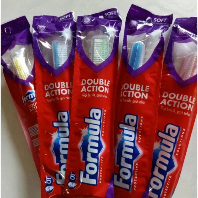 Formula Sikat Gigi Soft, Formula Sikat Gigi Medium, Ciptadent Sikat Gigi Classic Double Action