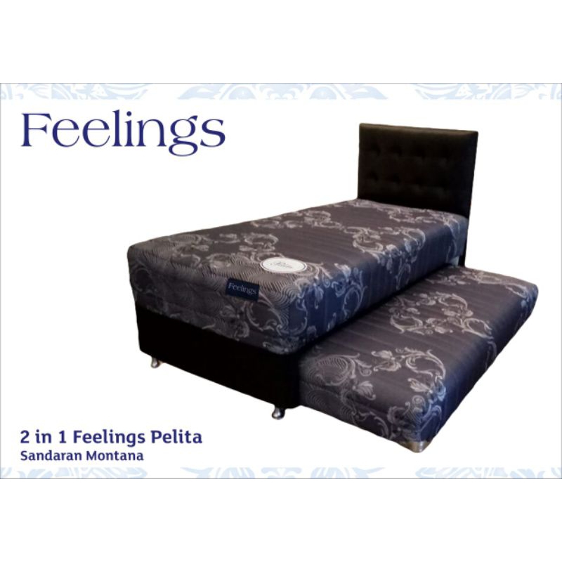 KASUR FEELINGS 2 IN 1 SPRING BED MINIMALIS SPRING BED ROMANCE TERLARIS.SPRING BED ROMANCE KASUR ROMA