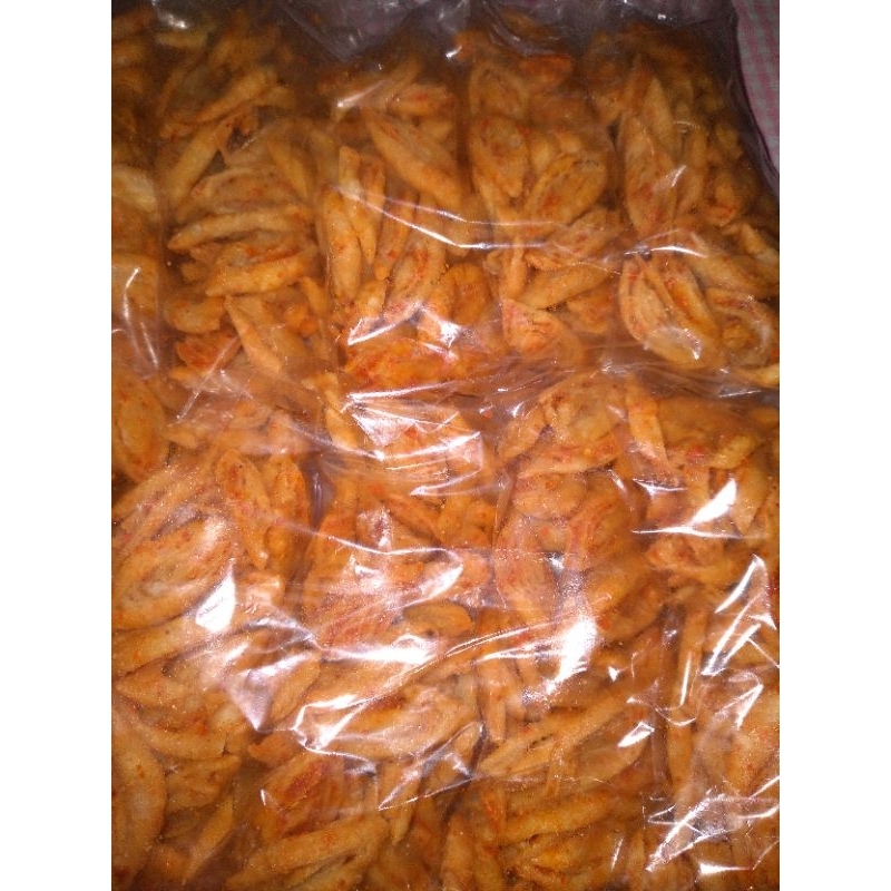 

keripikpangsit40gr/keripikpangsitpedas/keripikpangsitdaunjeruk/keripikpangsitanekarasa