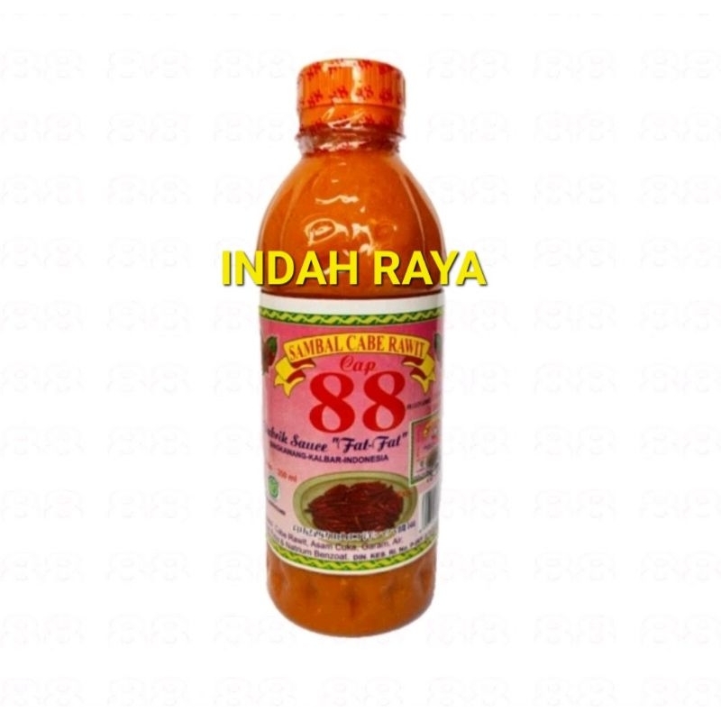 

SAMBAL CABE RAWIT cap 88 350ml khas SINGKAWANG