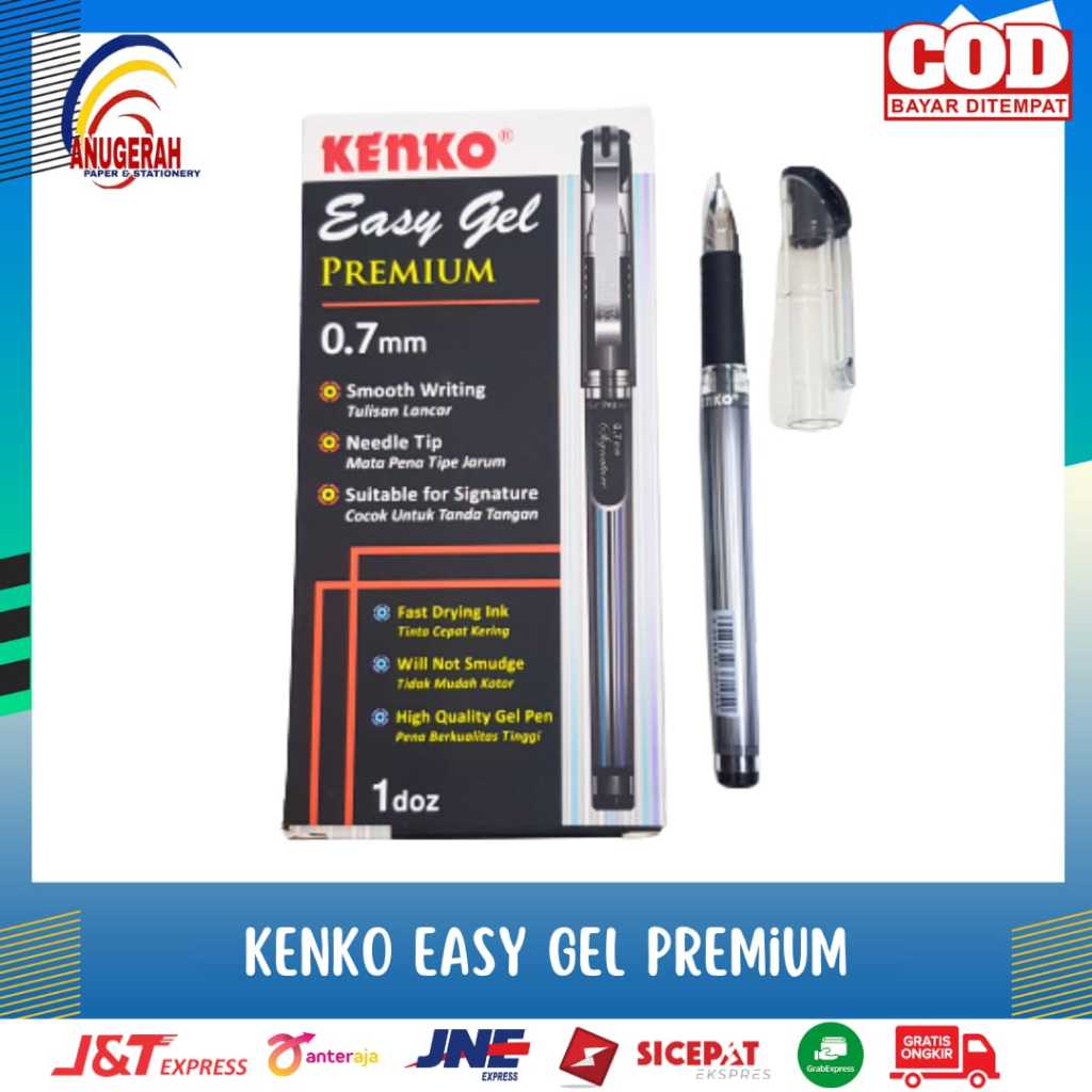 

KENKO BOLP. EASY GEL 0.7/1.0 PREMIUM HITAM (PCS)