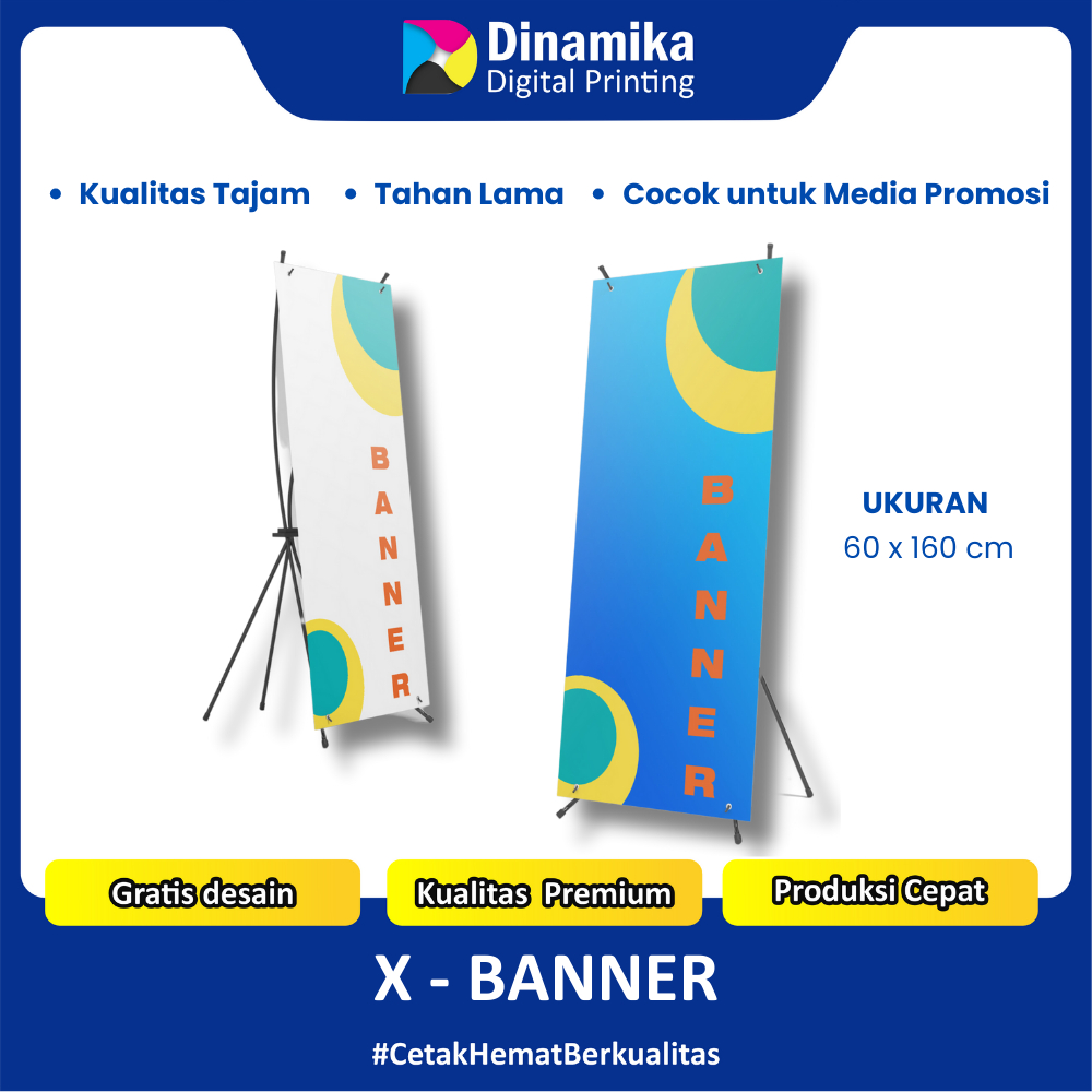CETAK X BANNER / STAND BANNER / STANDING BANNER MURAH / SPANDUK BANNER BERDIRI MURAH MAKASSAR
