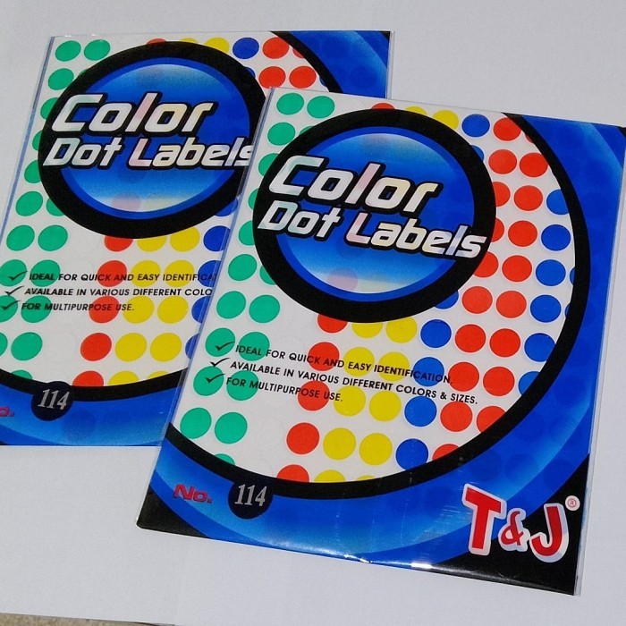 

Labels Dot Color / Sticker Label Bulat TOM & JERRY Warna-Warni no. 114