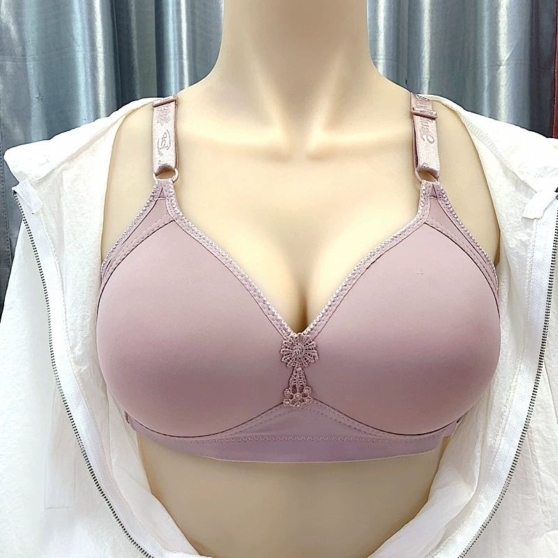 Meng Pai Jiao - Cod| Bra Bh Jumbo, Cup D, tanpa Kawat Renda Wanita Import Busa Tipis | Bh Berkualita