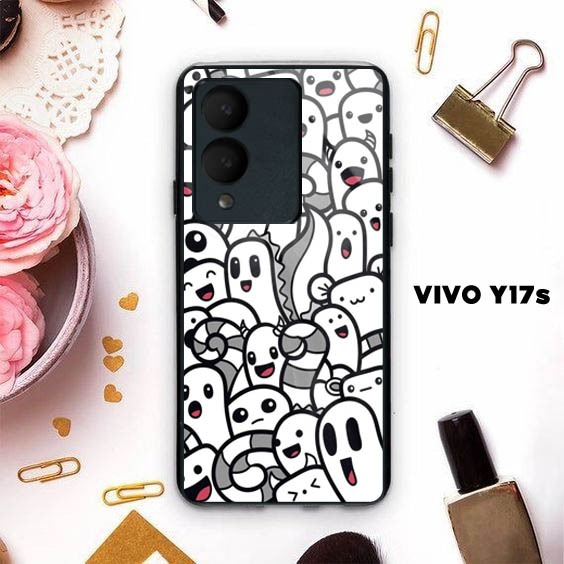 Softcase Glass Hp Vivo Y17S [NK158] Case Vivo Y17S | Kesing Vivo Y17S | Softcase Vivo Y17S | Kesing 