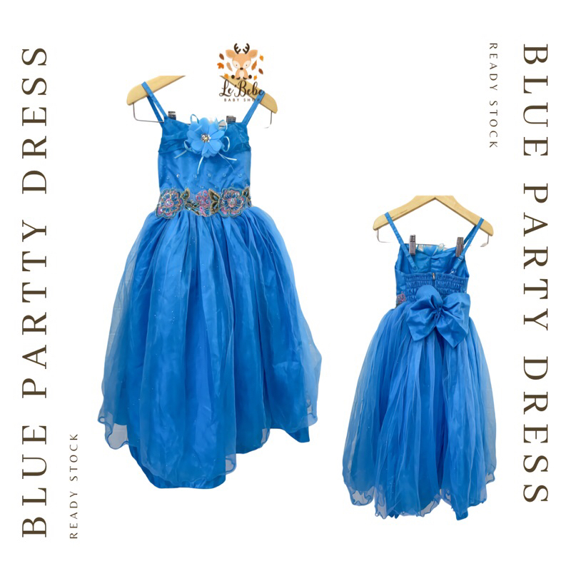 Blue Party Dress