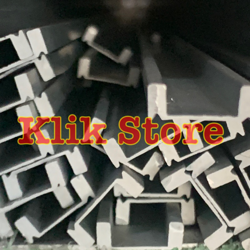 U Rail / Rel Bawah Etalase / Rel Sliding Bawah Etalase panjang 50 cm