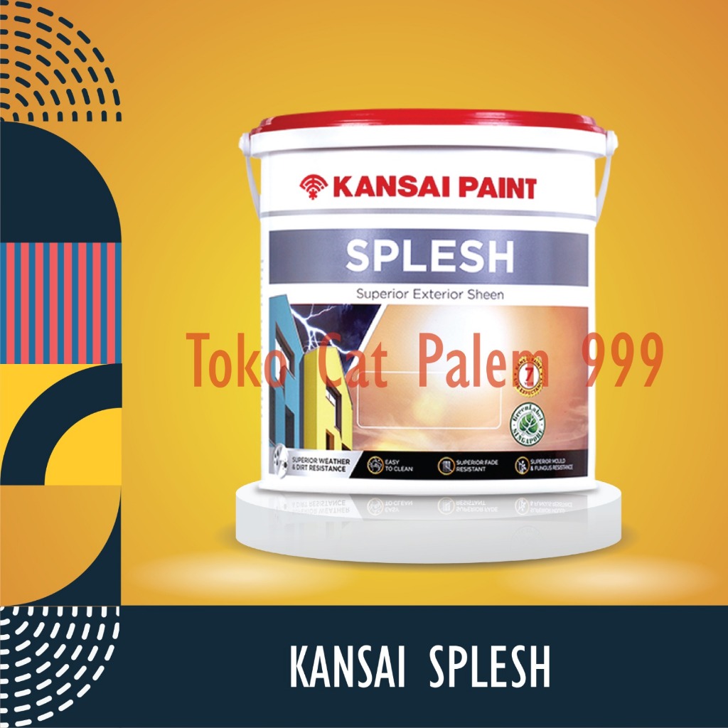 CAT TEMBOK EXTERIOR KANSAI PAINT SPLESH TINTING (BISA REQUEST WARNA) 20 LITER /PAIL