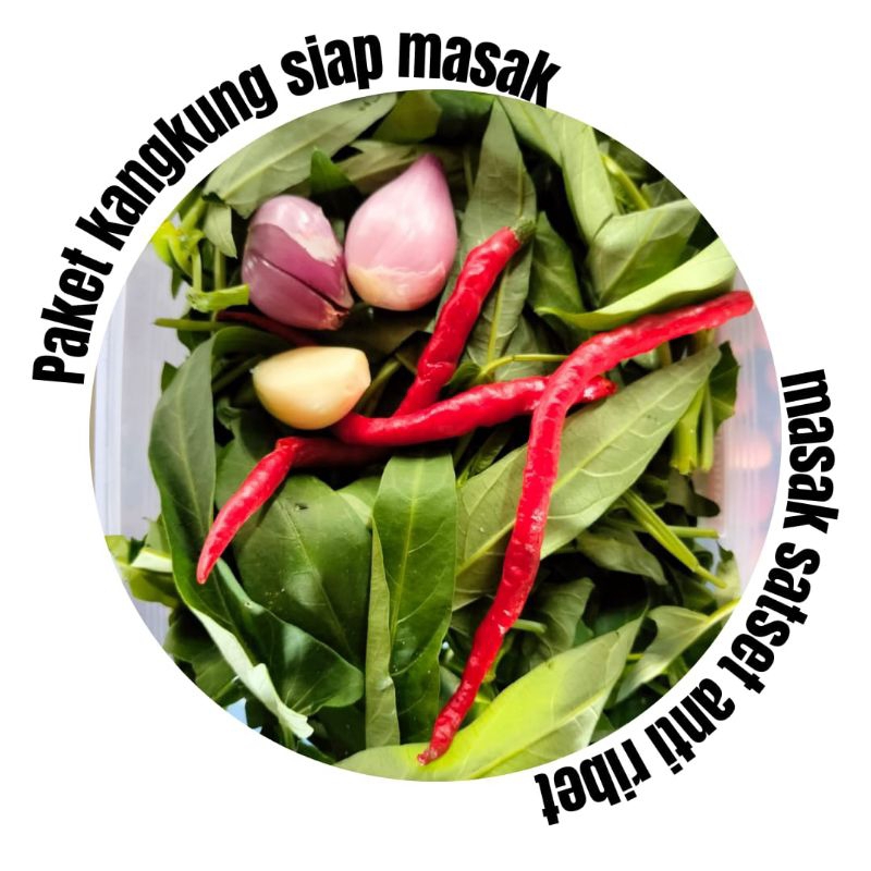 

Paket kangkung siap masak