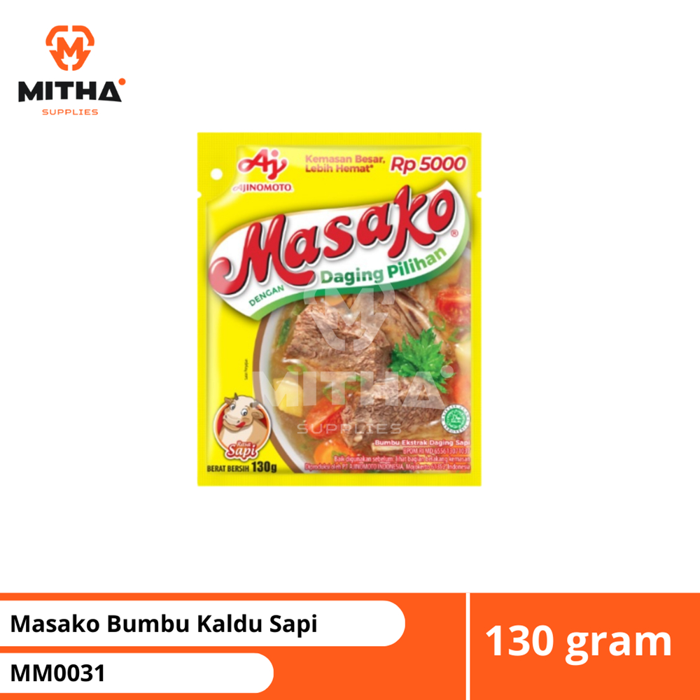 

Masako Bumbu Kaldu Sapi Penyedap Rasa 123g MM0031