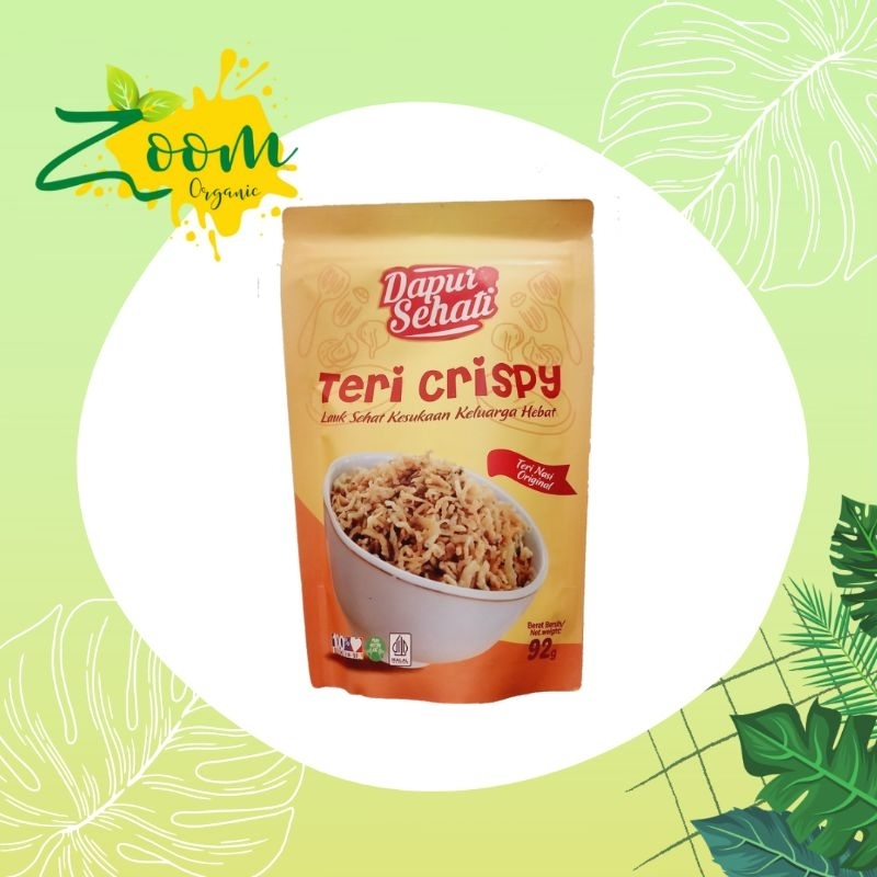 

TERI CRISPY DAPUR SEHATI 92GR TERI KRISPI TERI NON MSG TANPA PENGAWET TERI CRISPY MPASI TERI KRIUK SNACK MPASI CEMILAN MPASI