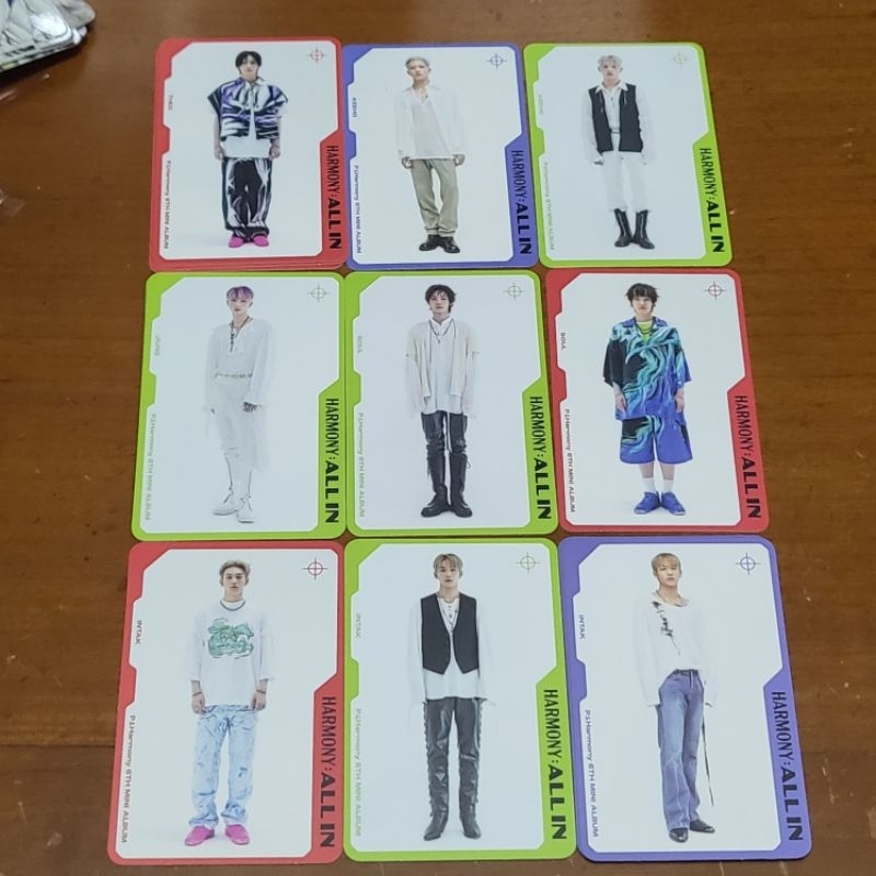 P1HARMONY HARMONY: ALL IN special photocard keeho jiung soul jongseob