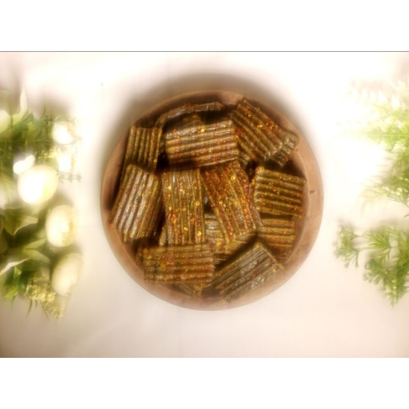 

krupuk jengkol sebring,gurih,renyah pedasnya mantul