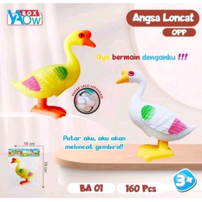 MAINAN ANAK ANGSA BERJALAN MODEL PUTAR JAM / MAINAN ANGSA BERJALAN LUCU