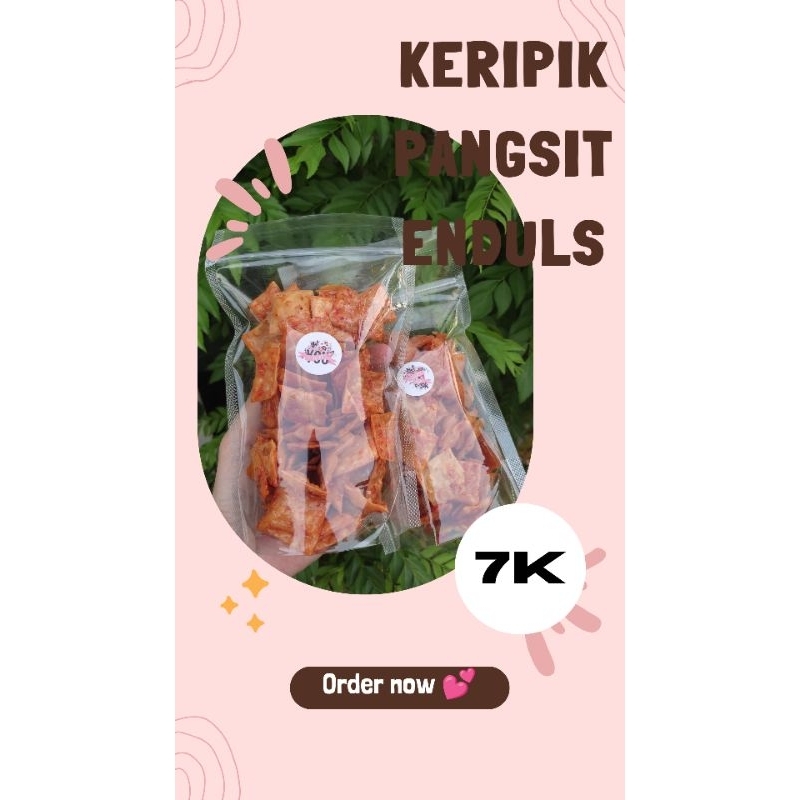 

KRIPIK PANGSIT ENDUL RASA PEDAS ASAM MANIS