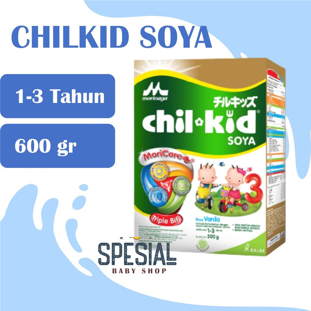 CHIL KID soya 1-3 TH 600G CHIL MIL SOYA BMT SOYA vanila 600gr 300gr chil kid soya-chilkid gold chil 