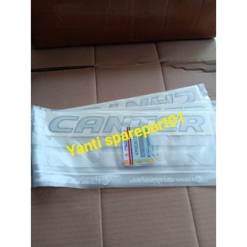 Stiker CANTER original MITSUBISHI