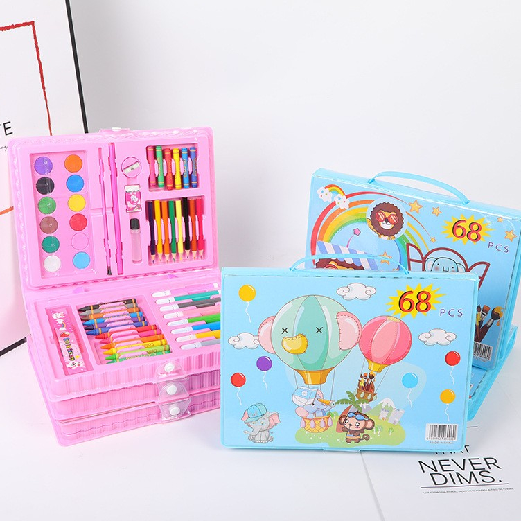 

Ready Pensil Warna 1 SET Alat Tulis Set Anak Crayon Colouring Set 68 PCS ART Set 150 PCS ART Set 208 PCS ART Pensil Warna Komplit Alat Lukis SENSE- Best Produk