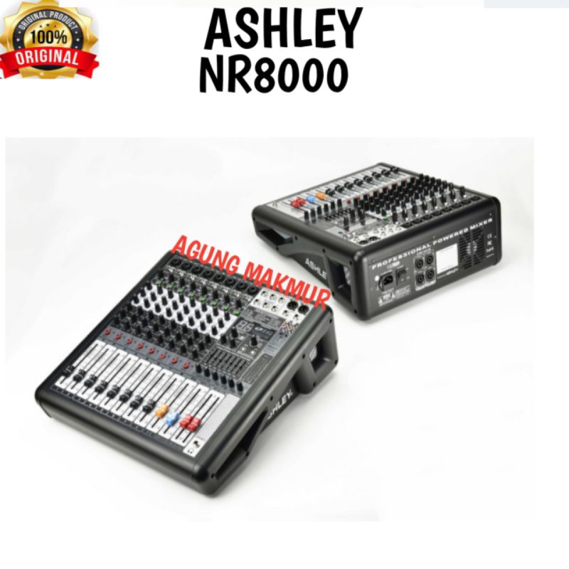 Mixer Power Ashley NR 8000 Original - Mixer Power Ashley NR-8000 Original