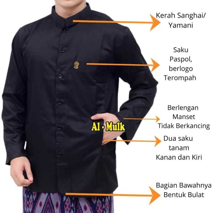 TERMURAH BAJU KOKO PRIA EXCLUSIV KOKO SEMI JASS AL MULK COLLECTION