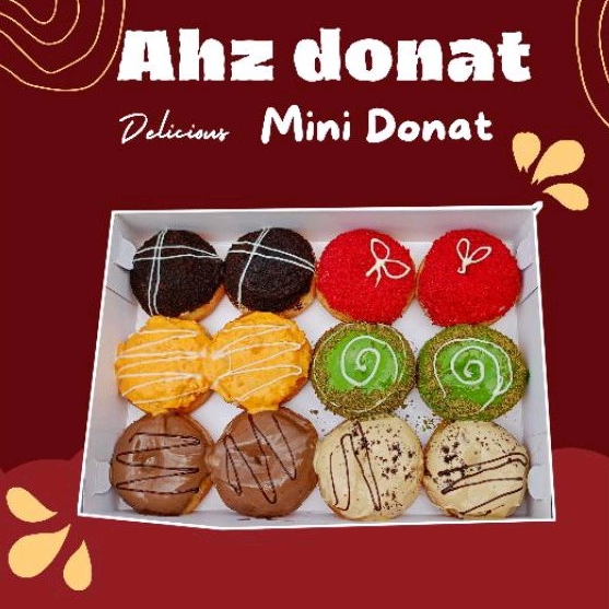 

Donat mini susu isi 24 pcs