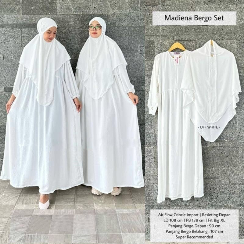 JUMBO LD 120 SET GAMIS SYAR’I CRINGKEL MADIENA SET BERGO