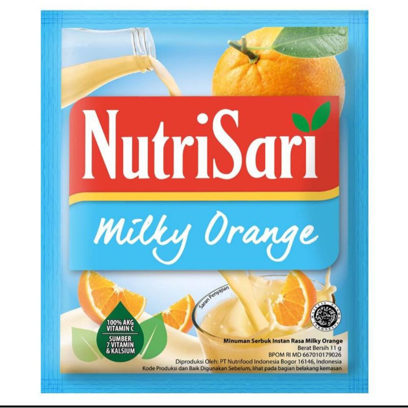 

NutriSari Milky Orange Renceng