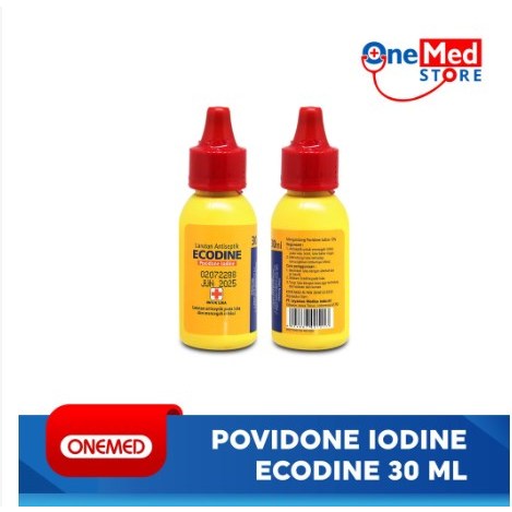 POVIDONE IODINE ECODINE 30ML / povidon iodin ecodin 30ml / betadin obat merah antiseptik luka luar
