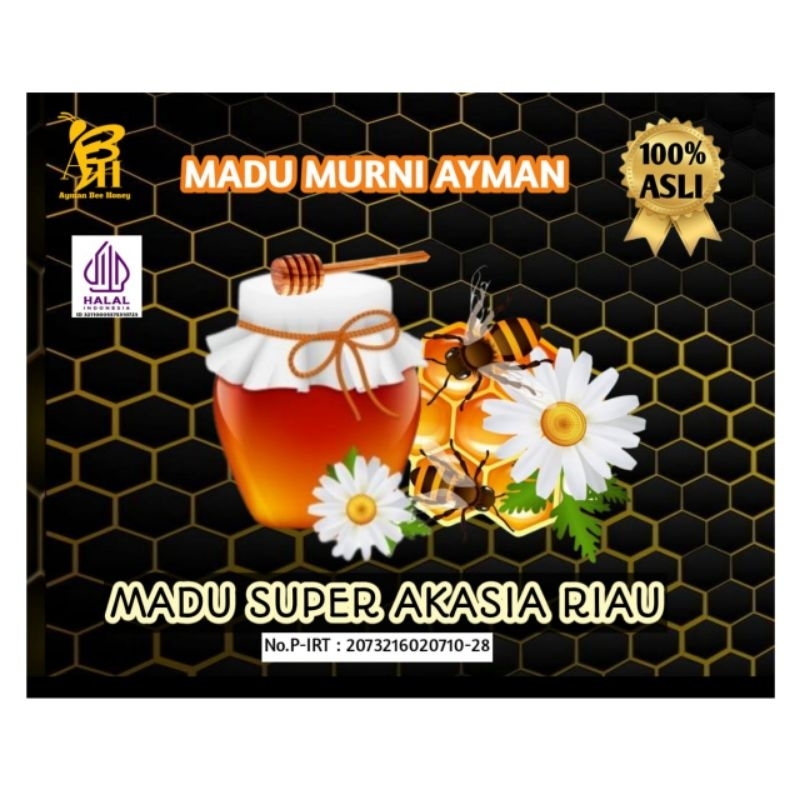 

Ayman Bee Honey / Madu Murni / 100% Madu Murni / Madu Asli / Madu Riau / Madu Hutan Akasia Carva Riau / Pure Honey / Agen Madu Tambun Bekasi / Madu Super Akasia Riau