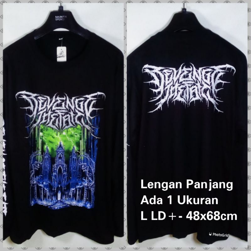 Kaos Band Metal Revenge The Fate Sinsera Lengan Panjang